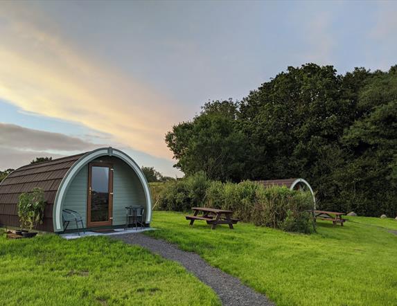 Luxury glamping at Killynick Marina