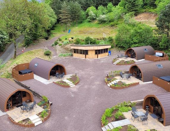 Glamping pods