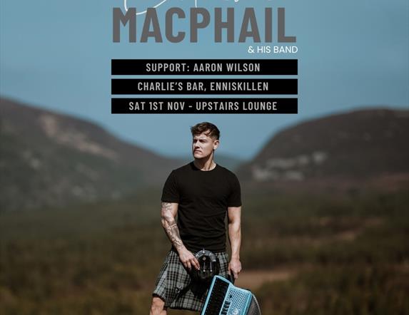 Calum MacPhail at Charlies Bar Enniskillen