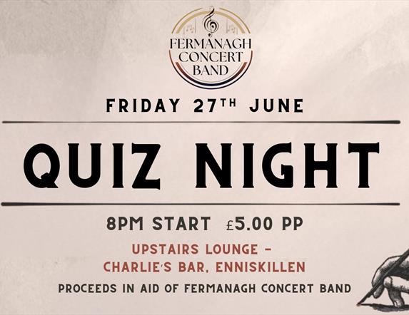 Pub Quiz at Charlies Bar for Fermanagh Concert Band.