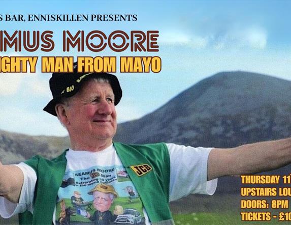 Seamus Moore at Charlies Bar Enniskillen