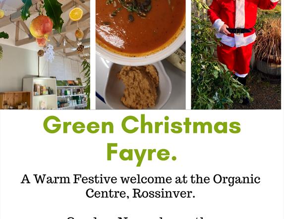 Green Christmas Fayre poster