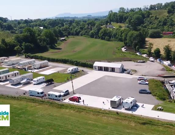 Aerial image of Riverside Farm Marina and Caravan Park