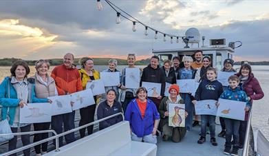 Participants of the Curlew Art Cruise 2023