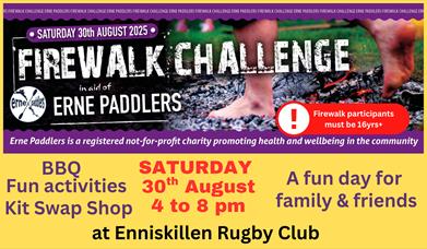 Erne Paddlers Firewalk Fundraiser and Family Fun Day
