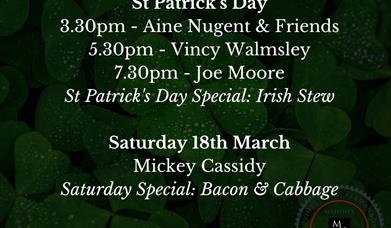 St Patrick's Day Festivities