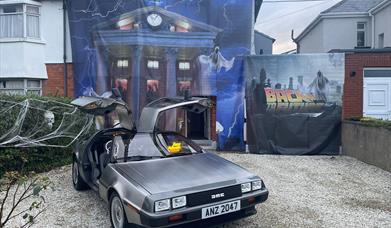 DeLorean For BTTF event Lisbellaw