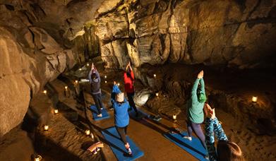 Yoga in Marble Arch Caves