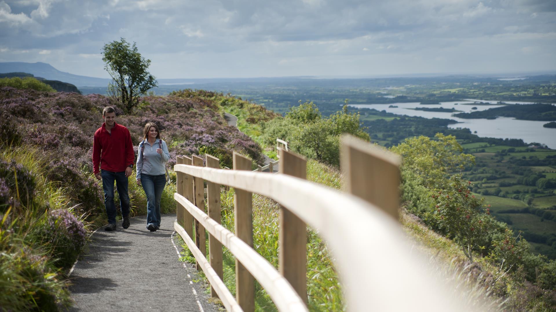 Walking at Lough Navar