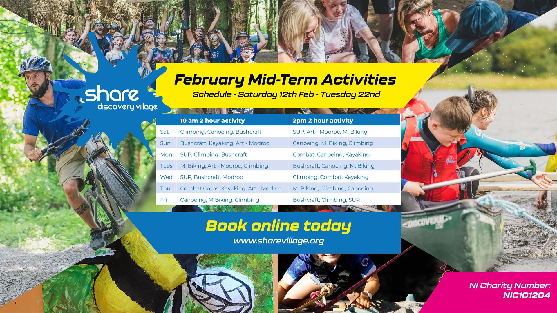 Share Discovery Village Mid-Term Activities