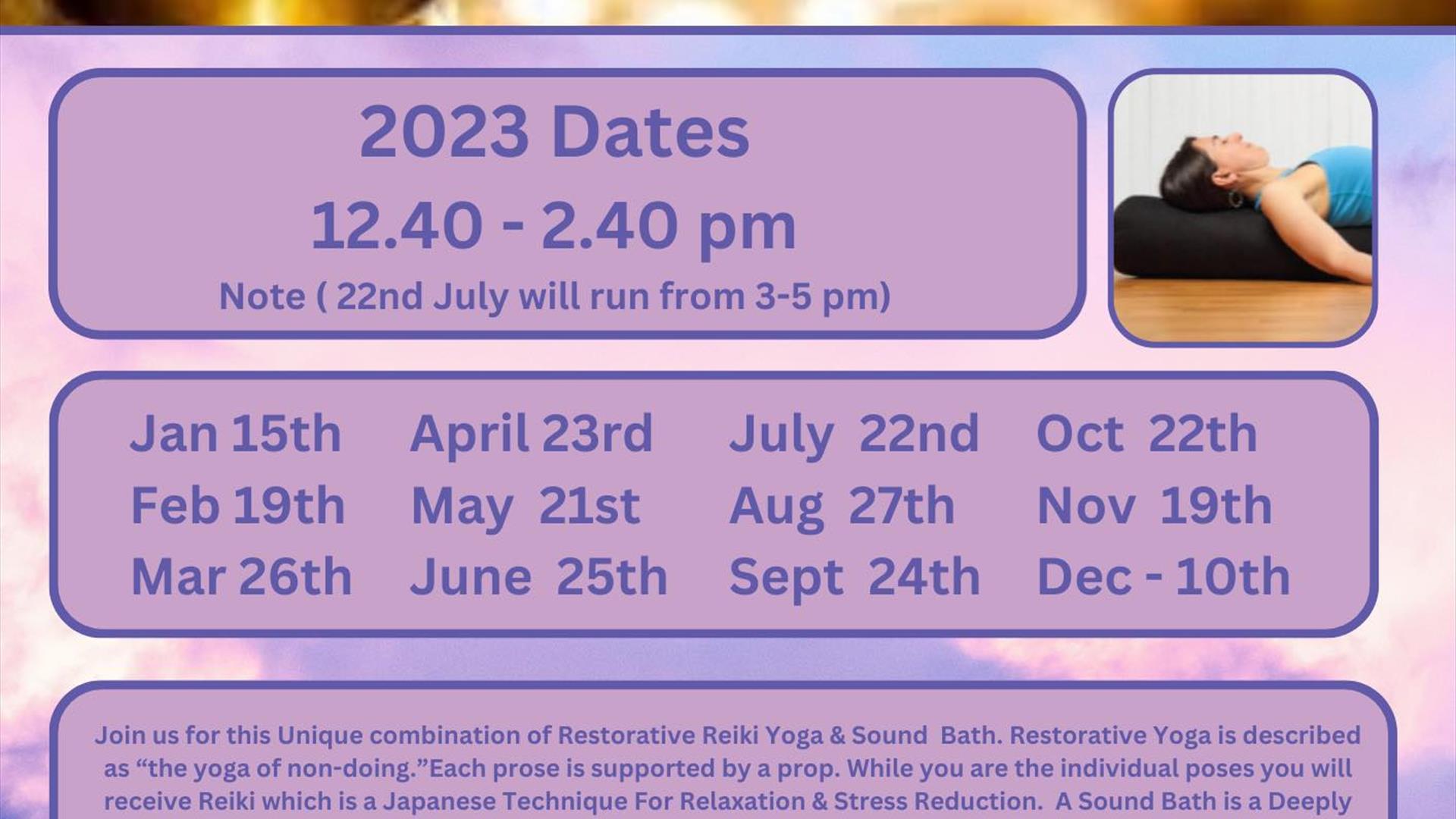 Restorative Reiki Yoga & Sound Bath