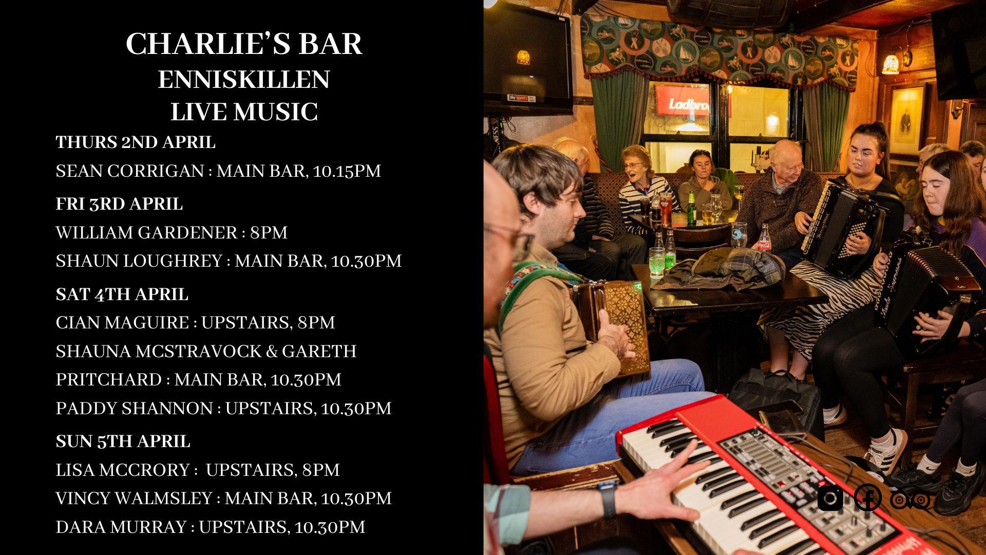 Live Music @ Charlie's Bar