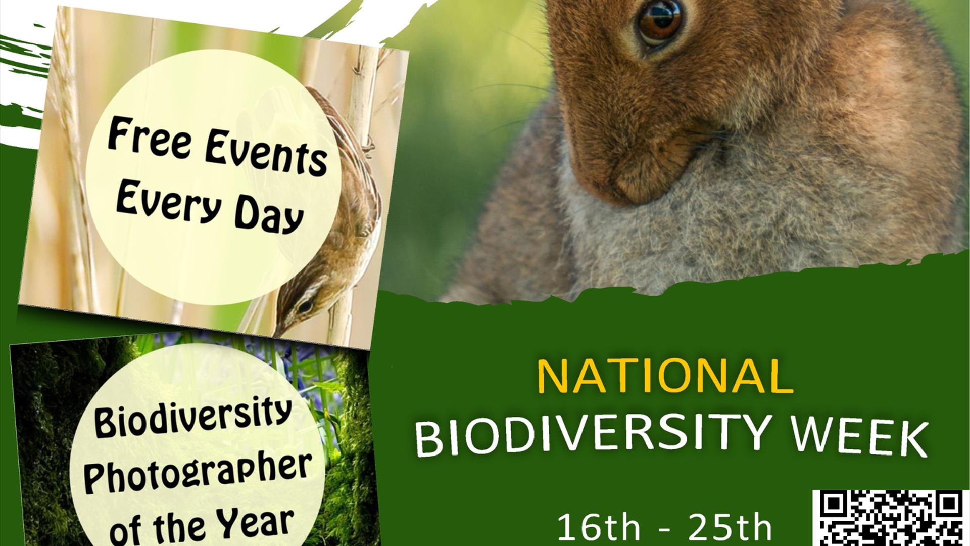 Biodiversity week events with QR code