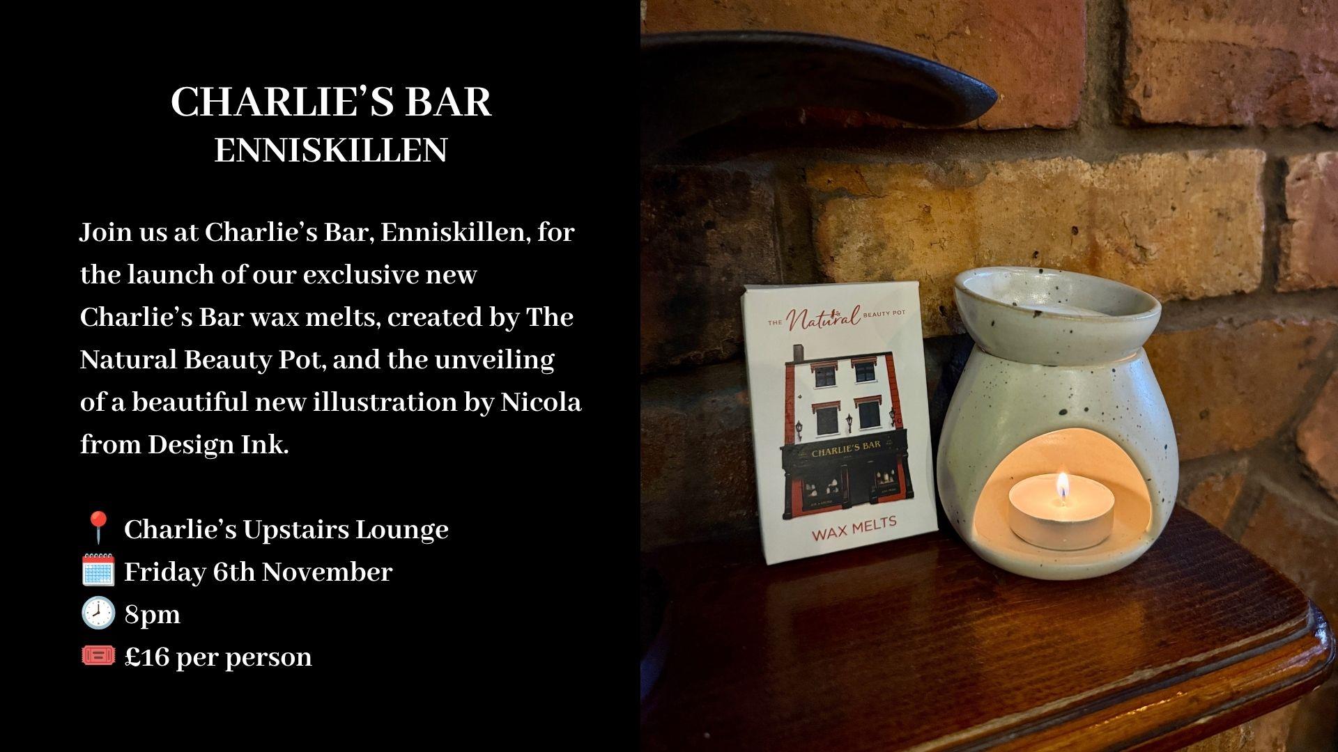 Charlie's Bar × The Natural Beauty Pot Wax Melt Launch