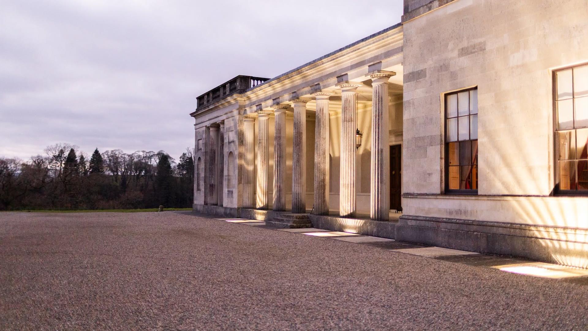 Image of Castle Coole at night