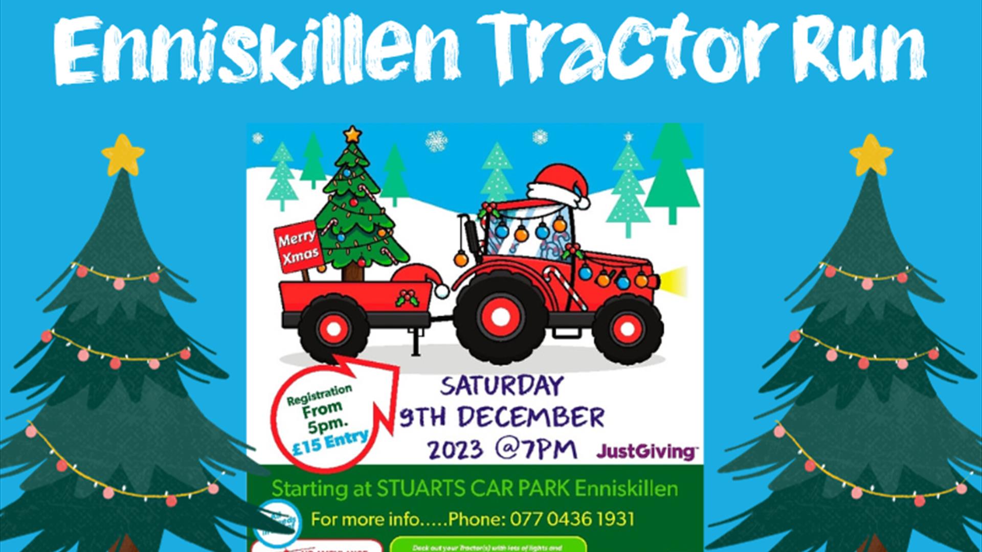 Enniskillen Christmas Lights Tractor Run
