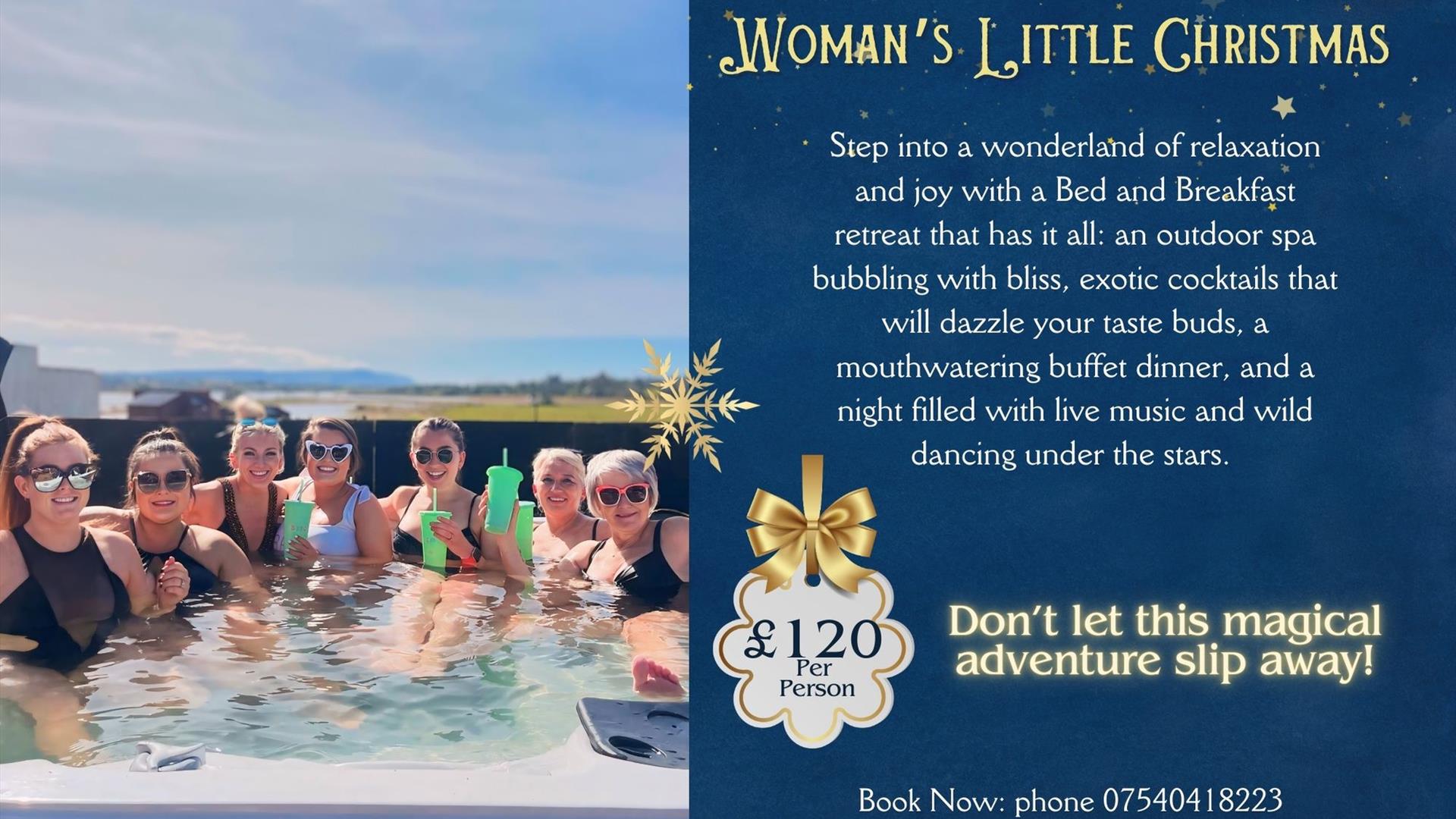 HOT TUB AND INFORMATION ABOUT THE EVENT