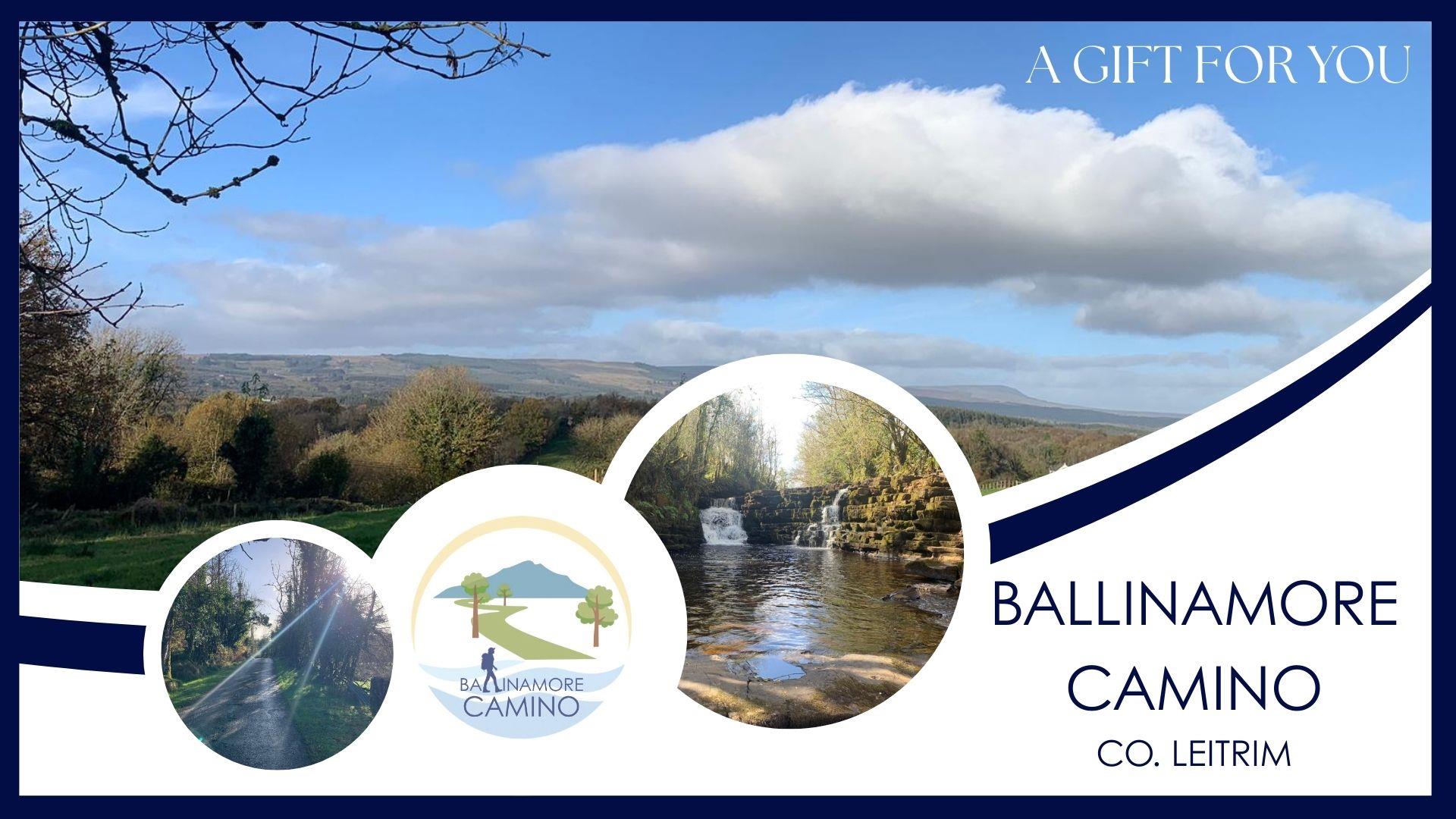 Ballinamore Camino logo people walking