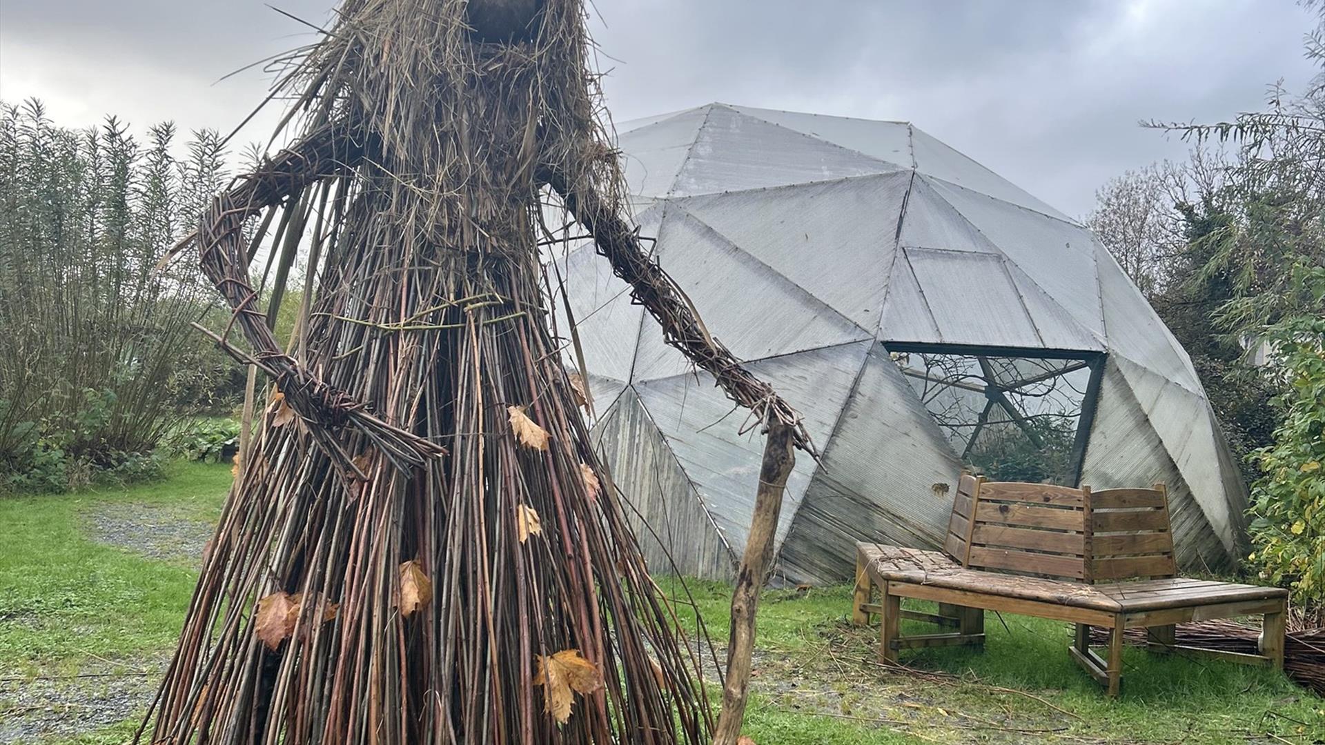 The Cailleach on Halloween Trail  at the Organic Centre.