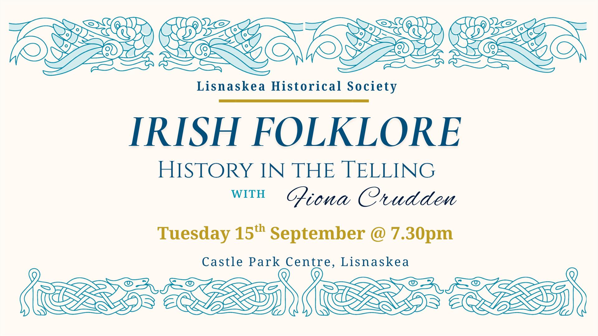 poster promoting history talk