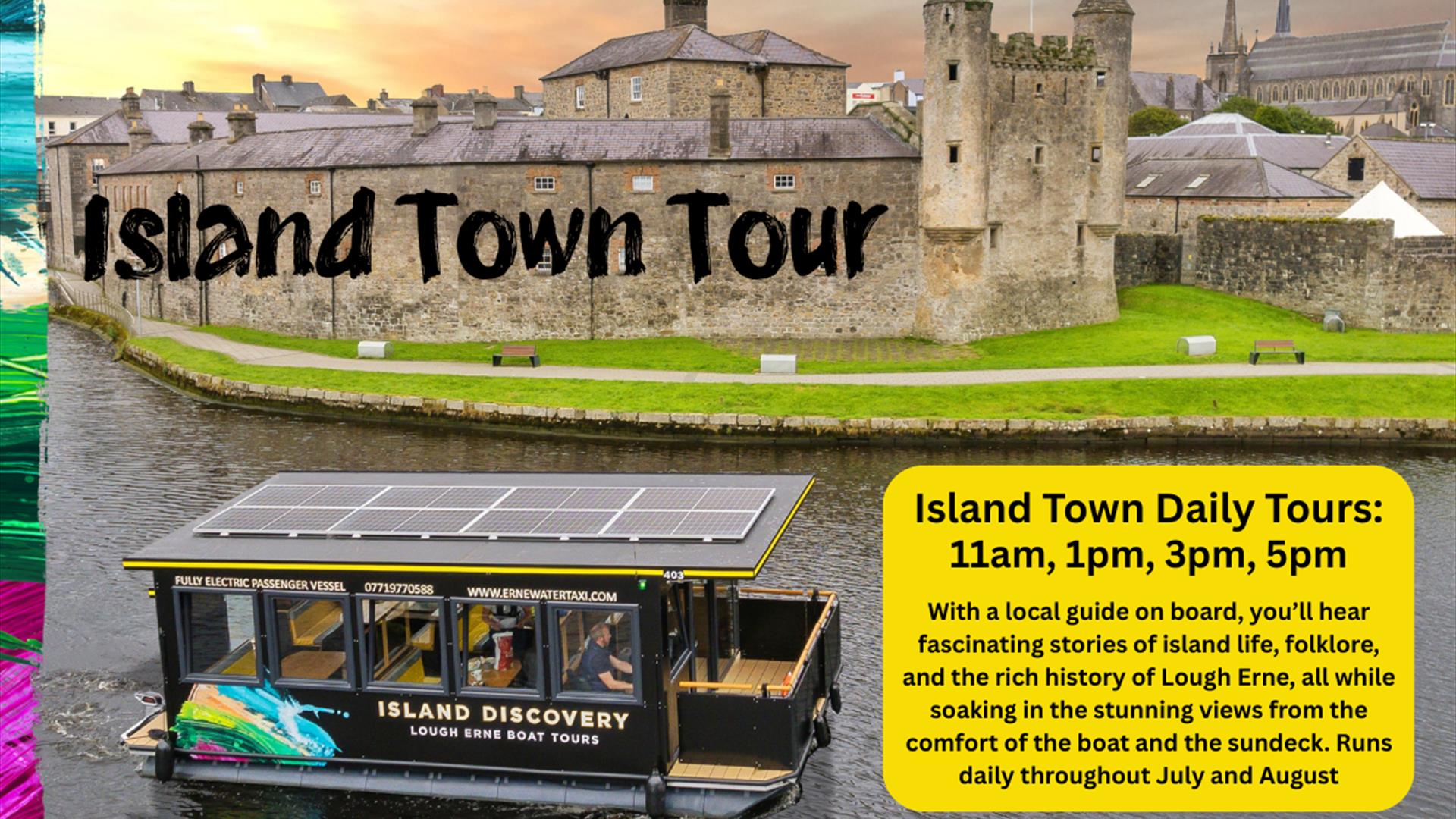 Island Town Tour Island Discovery, Erne Water Taxi