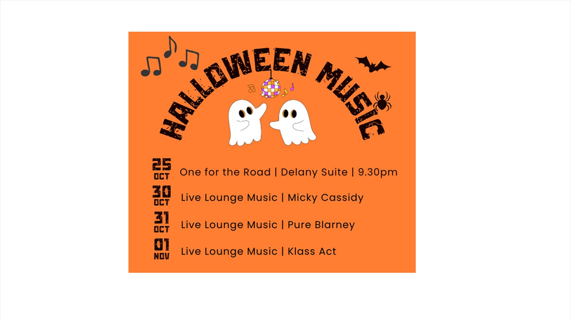 Live Music over Halloween in Mahon's Hotel