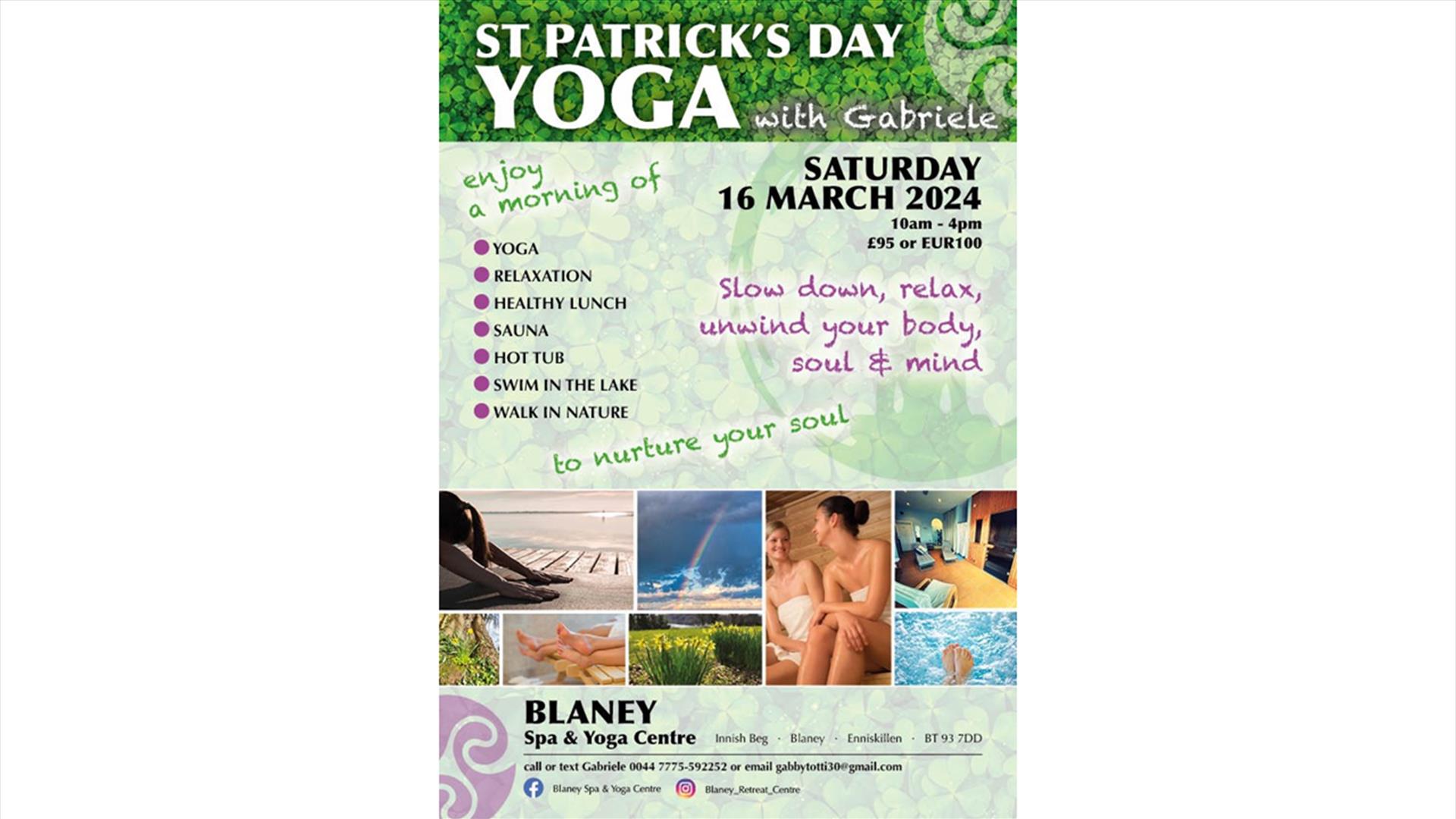 St Patrick's Day Yoga with Gabriele