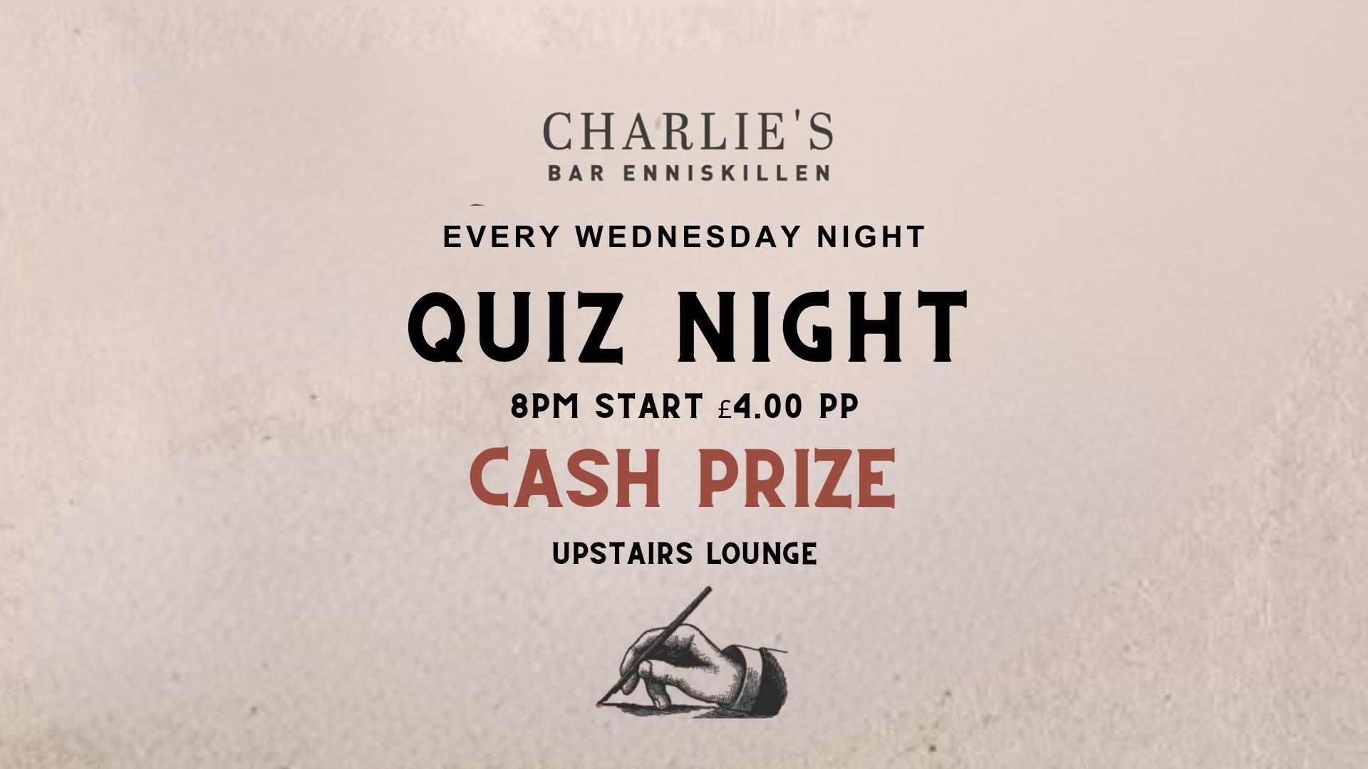 Quiz night at Charlie's