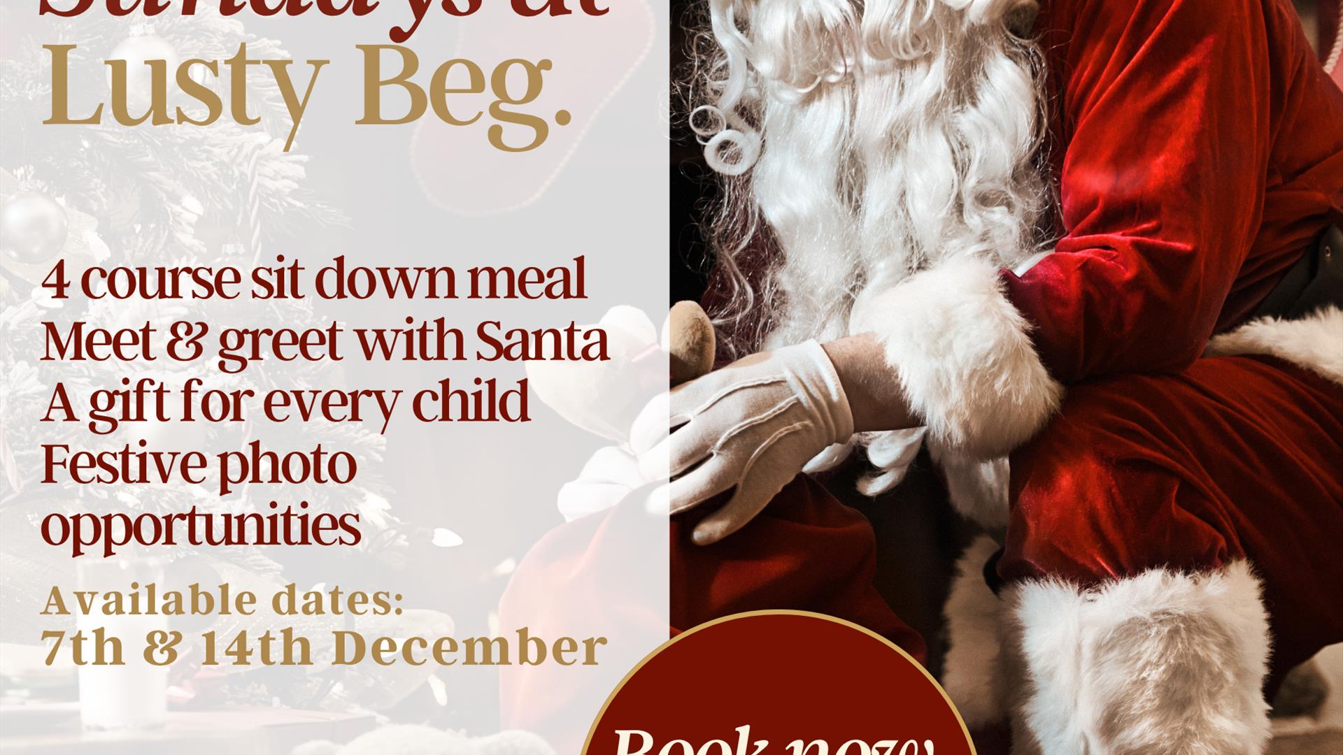 Santa Sundays at Lusty Beg Island