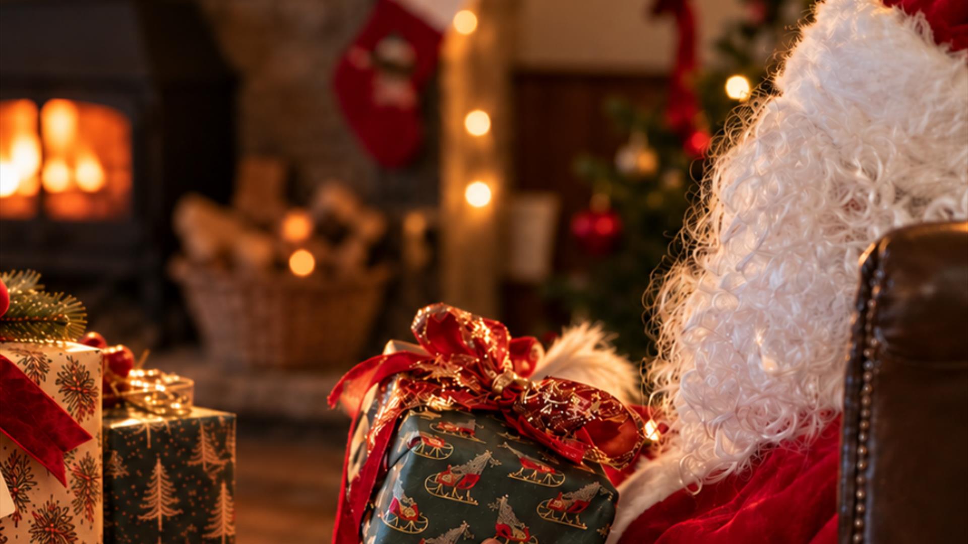 Santa at Lusty Beg Island