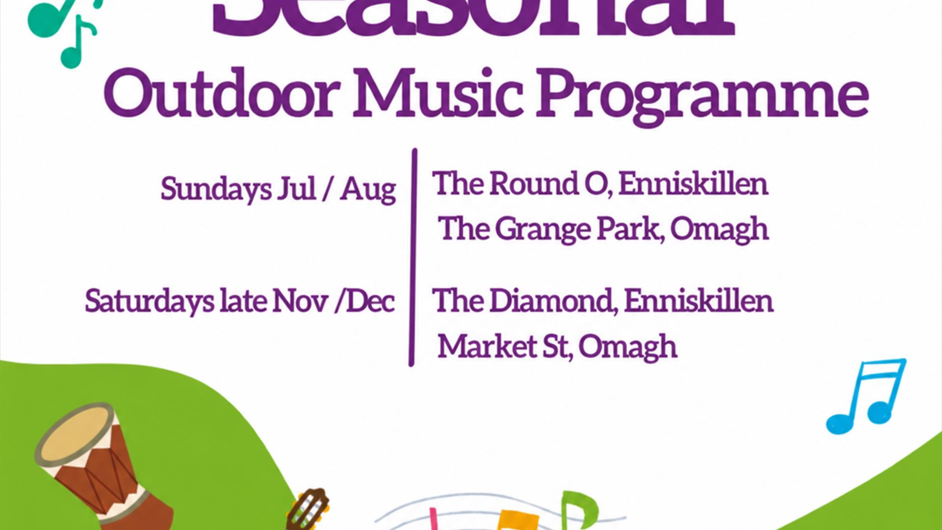 image showing dates of live music events