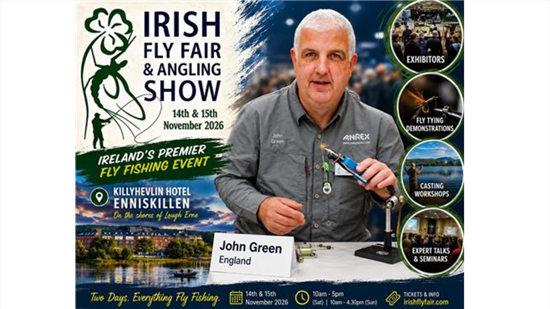 Irish Fly Fair & Angling Show Promo Poster