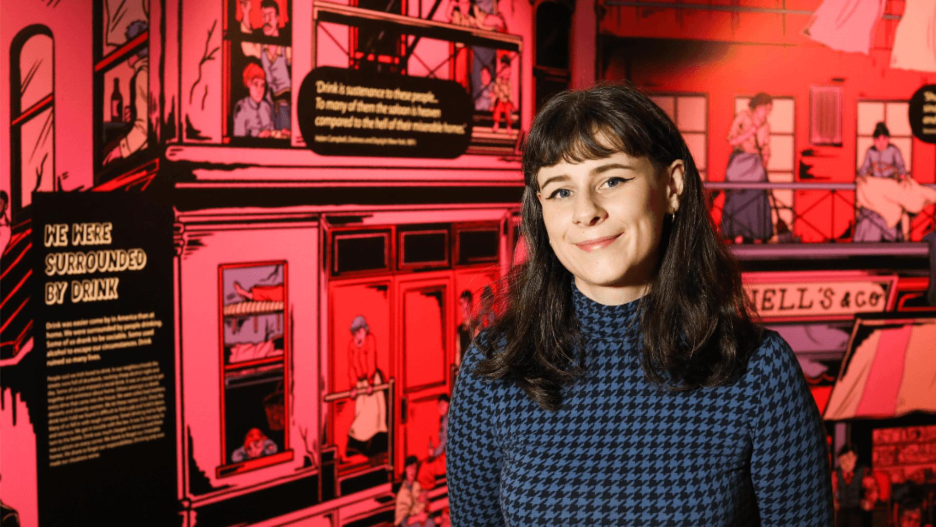 An image of illustrator Fiona McDonnell, brunette