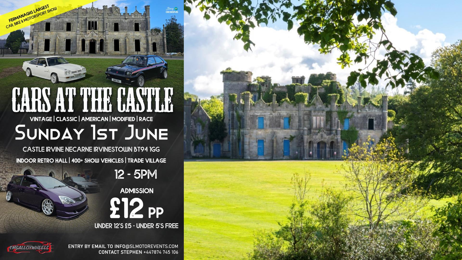 Cars at the Castle, Castle Irvine