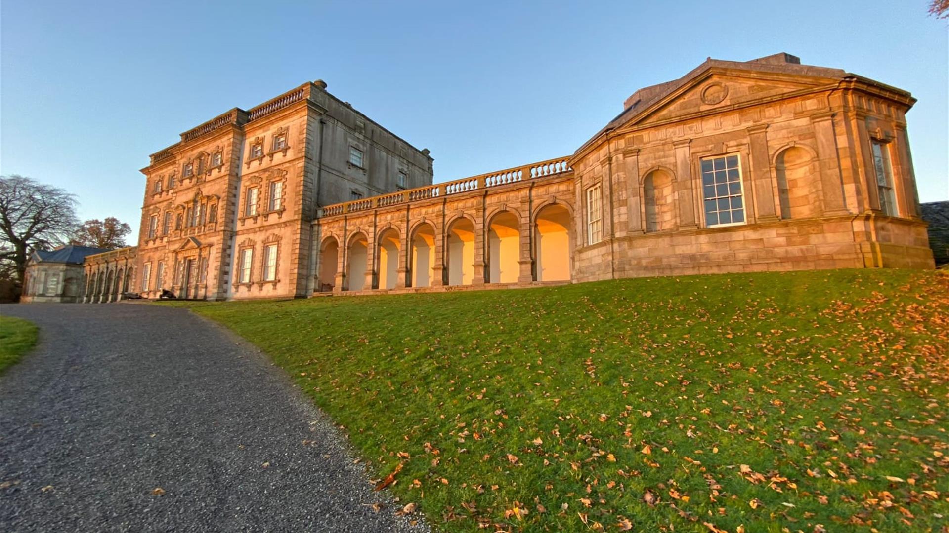 Florence Court in the Autumn sun