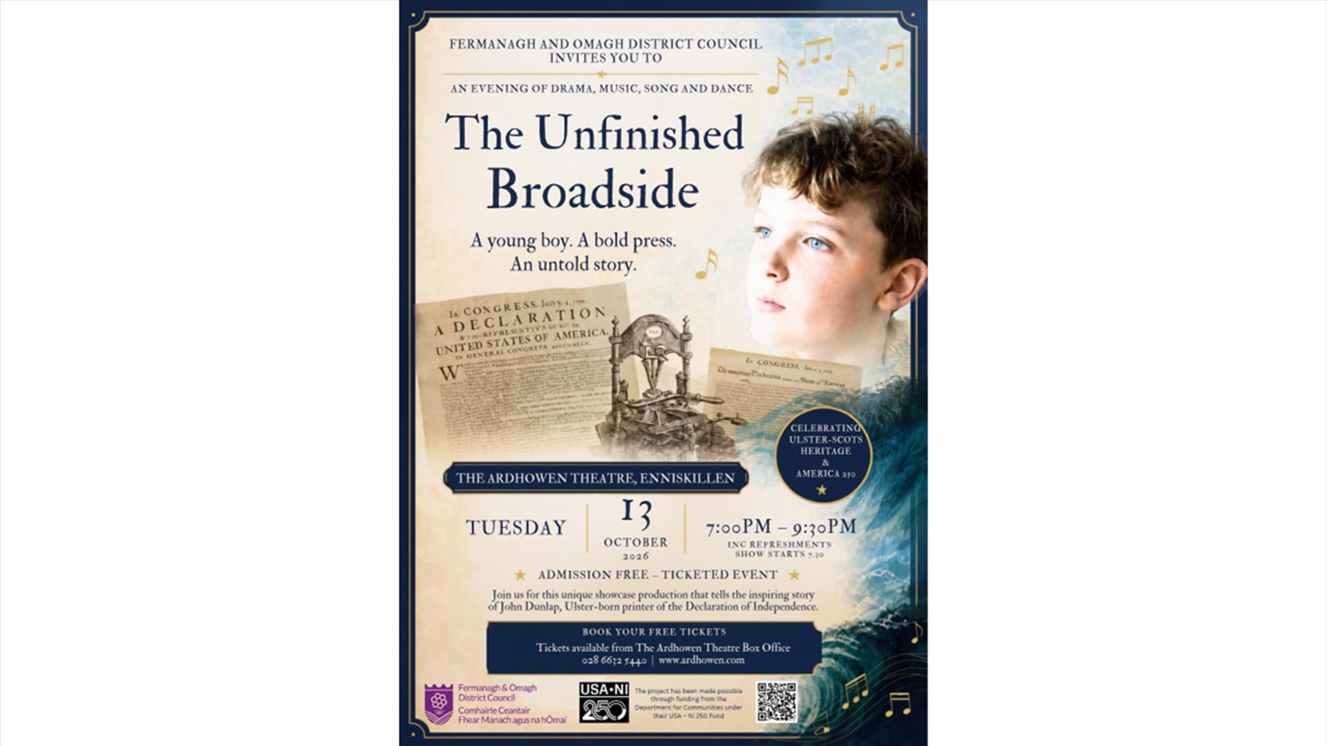 The Unfinished Broadside poster