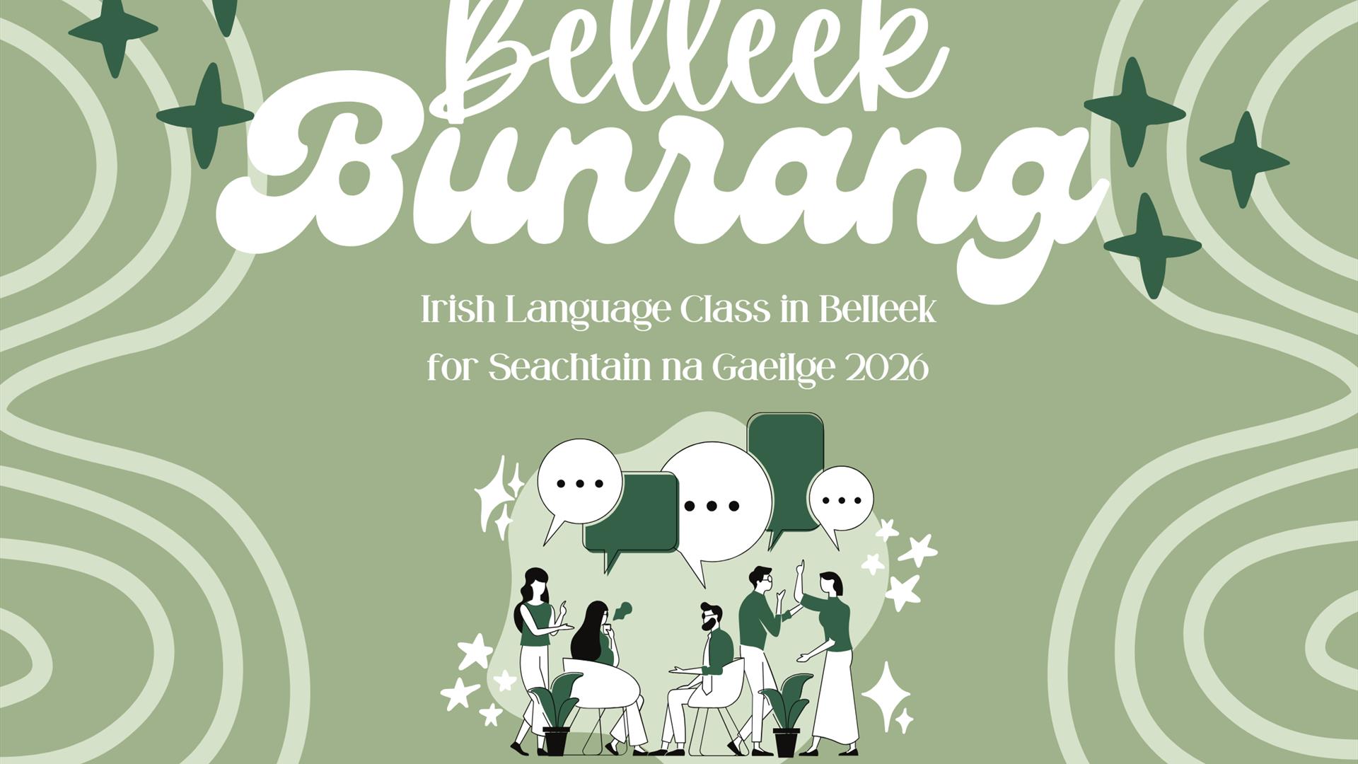 Belleek Bunrang (beginners class). Irish Language Class in Belleek for Seachtain na Gaeilge 2026