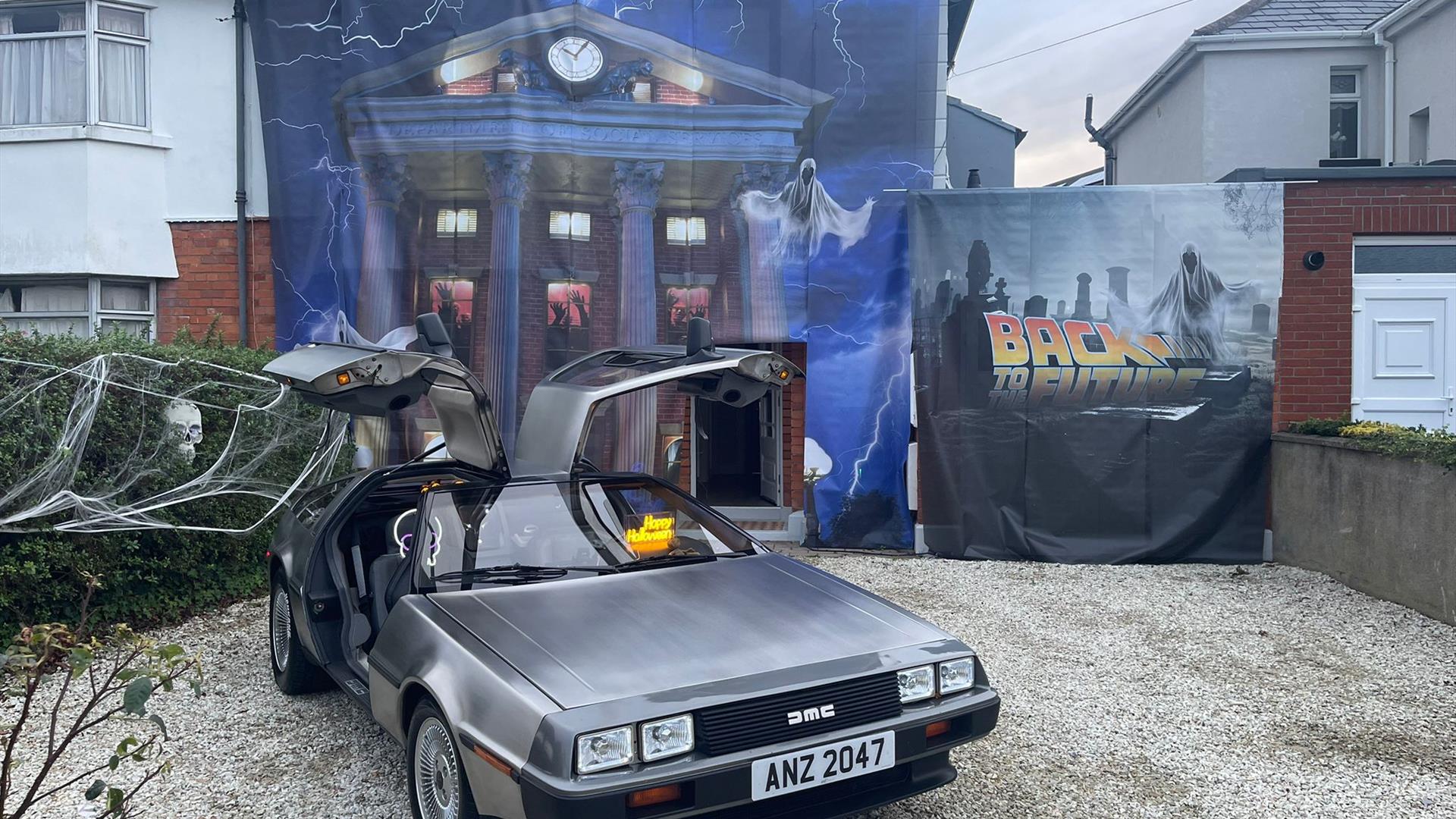 DeLorean For BTTF event Lisbellaw