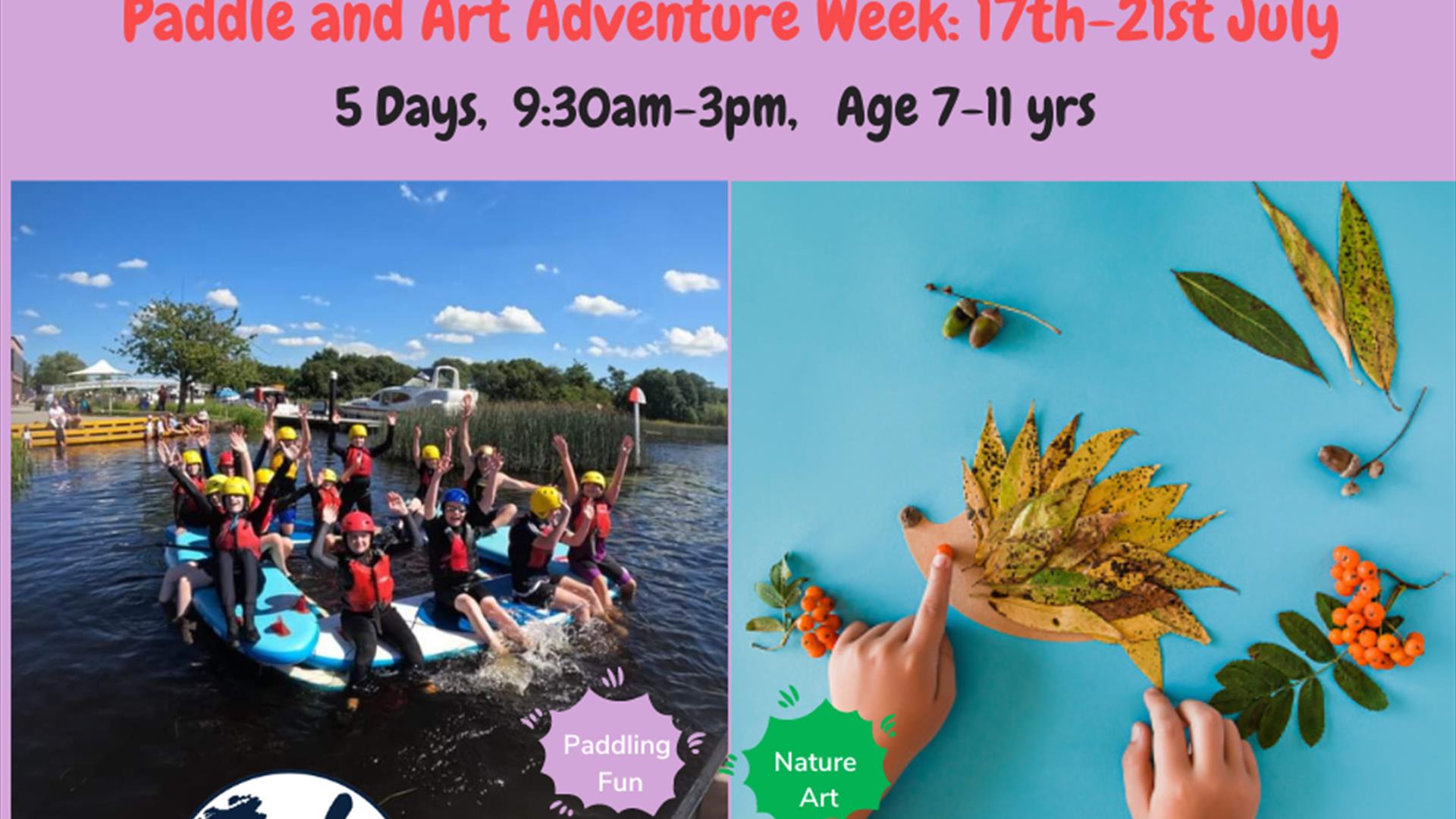 Erne Paddlers - Summer Paddlesports and Art Camp