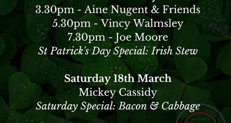 St. Patrick's Weekend at Mahon's Hotel