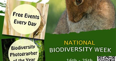 Biodiversity week events with QR code