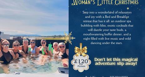 HOT TUB AND INFORMATION ABOUT THE EVENT
