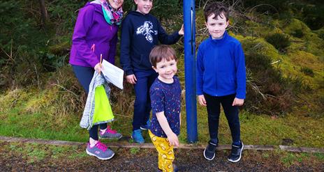 Easter treasure trail family