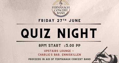 Pub Quiz at Charlies Bar for Fermanagh Concert Band.