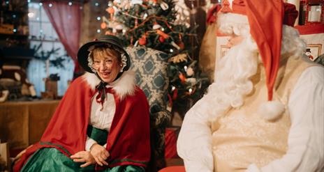 Visit Father Christmas at the Ulster American Folk Park