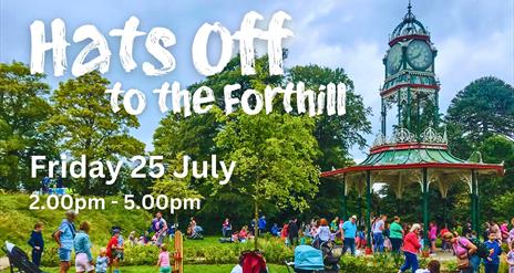 Families enjoying event in Forthill Park