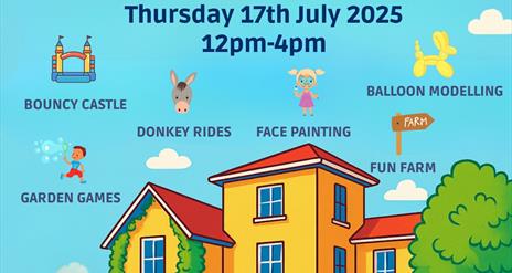 Family Fun Day - Thursday 17th JUly 2025 - 12pm - 4pm. Free Entry