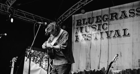 an image of a musician playing at ulster american folk park