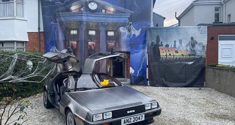DeLorean For BTTF event Lisbellaw