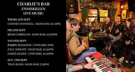 Live Music @ Charlie's Bar